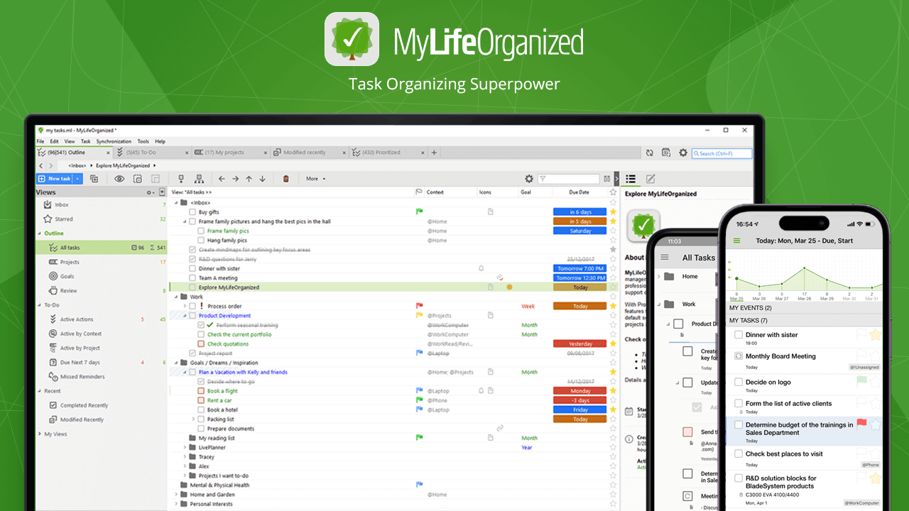 MyLifeOrganized app